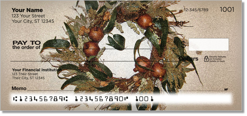 Autumn Wreath Checks