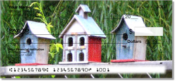 Country Birdhouse Personalized Checks