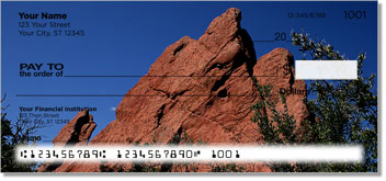 Colorado Red Rocks Personalized Checks