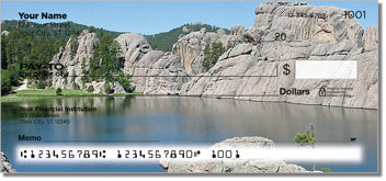 Scenic Mountain Personalized Checks
