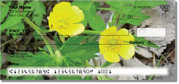 Wildflower Personalized Checks