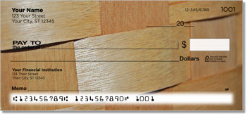 Woven Basket Personalized Checks