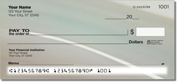 Green Swish Design Checks