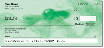 Colorful Vapors Personalized Checks