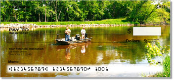 Gone Fishing Personalized Checks