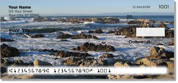 Rocky Coastline Personalized Checks
