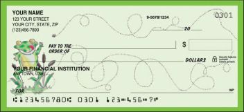 Feelin Froggy Personalized Checks