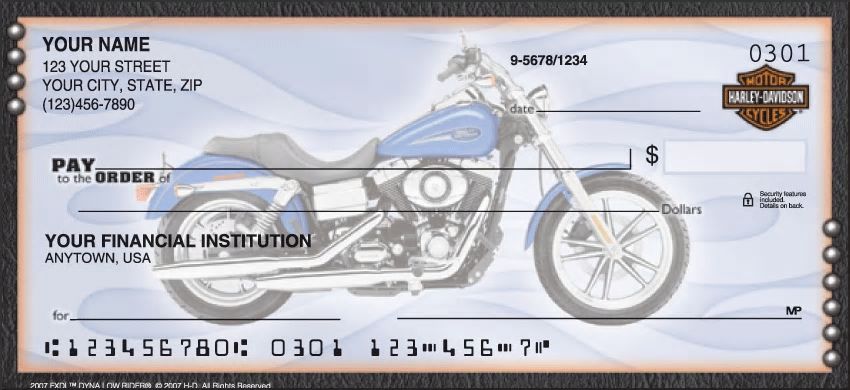 Harley-Davidson Live the Legend Checks