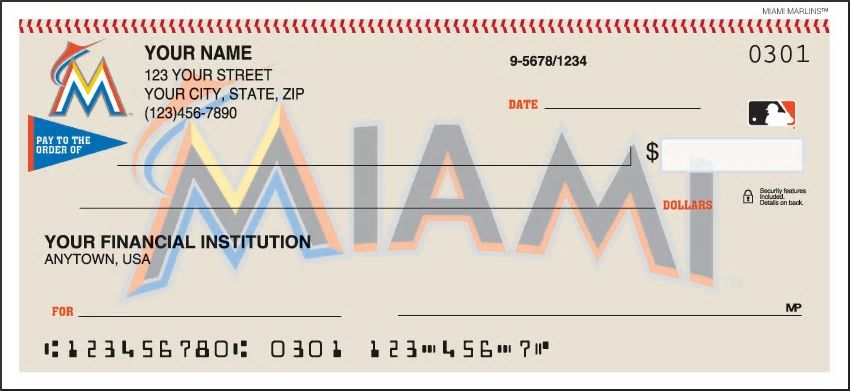 Miami Marlins Checks