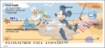 Mickeys Adventures Side Tear Personalized Checks