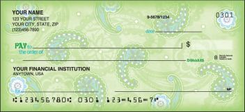 Simply Paisley Personalized Checks