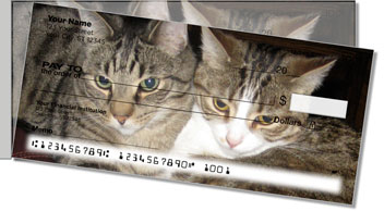 Pet Cat Side Tear Design Checks
