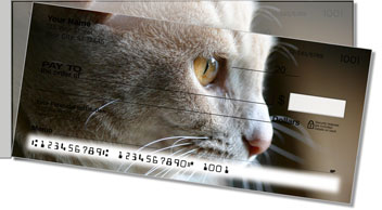Pet Cat Side Tear Personalized Checks
