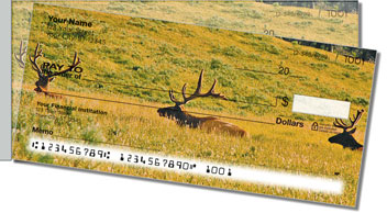 Elk Side Tear Personalized Checks