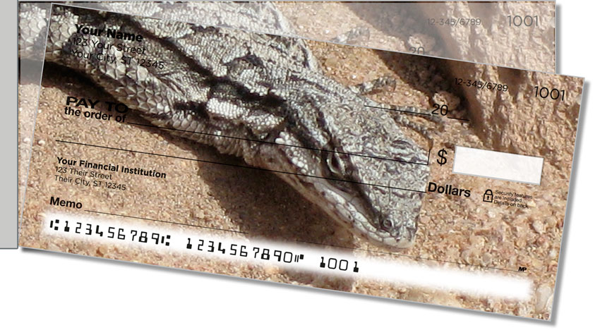 Reptile & Amphibian Side Tear Personal Checks