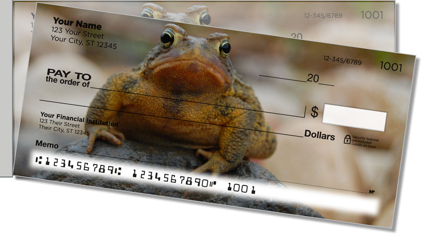 Toad Side Tear Personal Checks