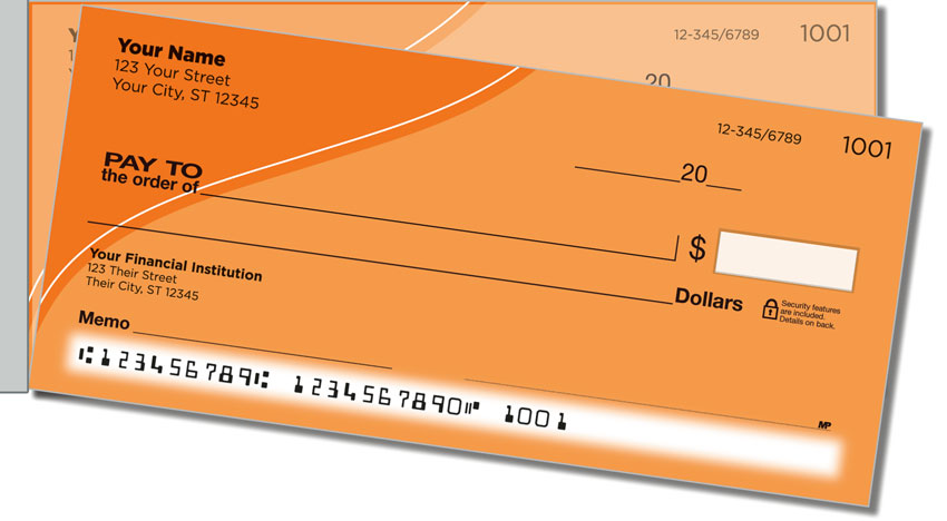 Orange Curve Side Tear Checks