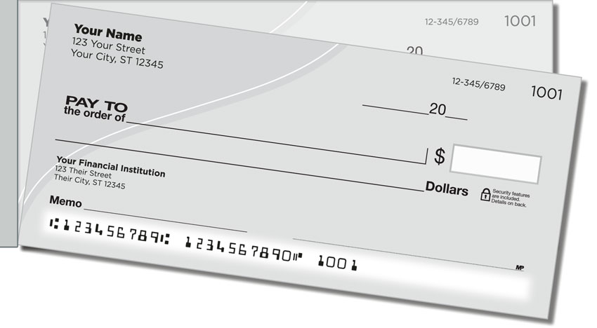 Silver Curve Side Tear Checks