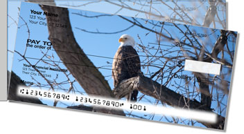 Bald Eagle Side Tear Personalized Checks