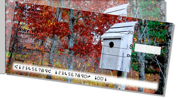 Rustic Birdhouse Side Tear Design Checks