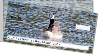 Canada Geese Side Tear Theme Checks