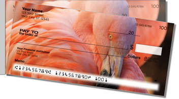 Pink Flamingo Side Tear Theme Checks
