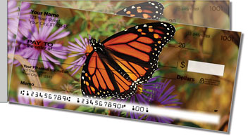 Milkweed Butterfly Side Tear Theme Checks