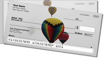 Hot Air Balloon Side Tear Theme Checks