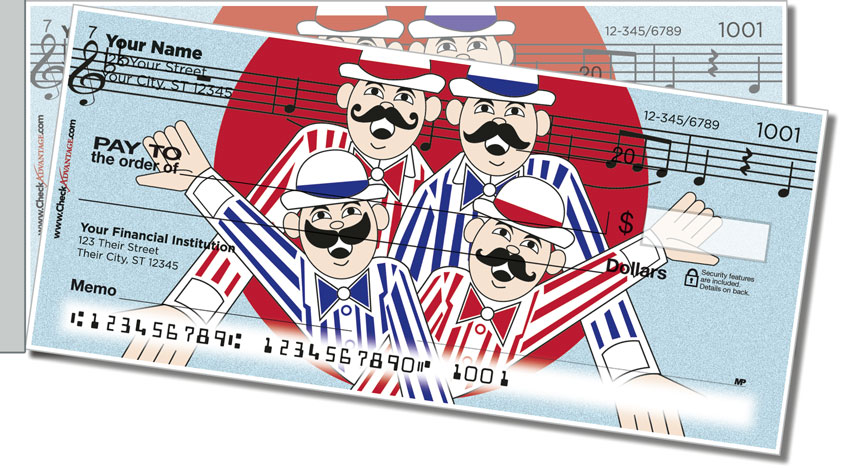 TuneTown Boys Barbershop Quartet Side Tear Checks