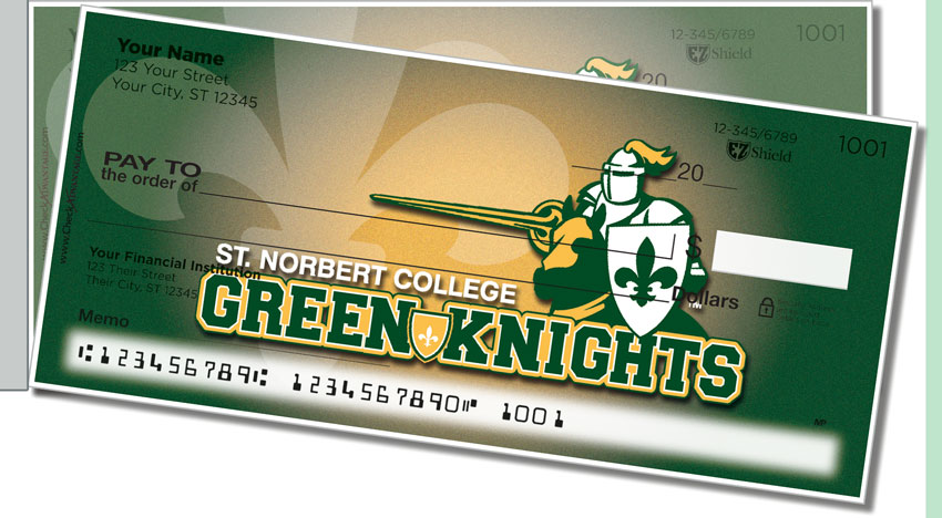 St. Norbert Athletic Side Tear Checks