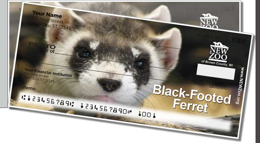 NEW Zoo Endangered Species Side Tear Checks