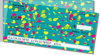 Paint Splatter Side Tear Design Checks