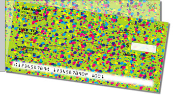 Paint Splatter Side Tear Personalized Checks