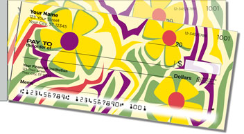 Girly Flower Side Tear Theme Checks