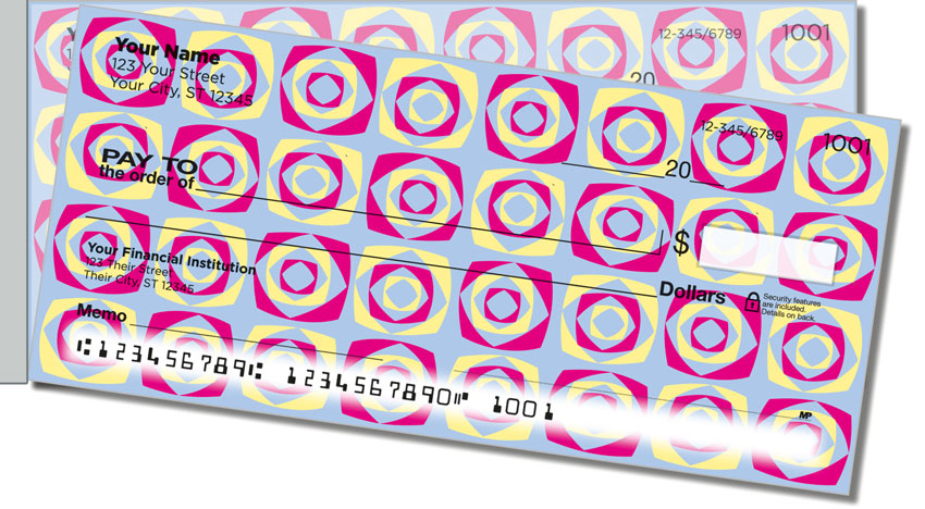 Retro Pattern Side Tear Checks