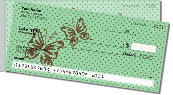 Butterfly Design Side Tear Design Checks
