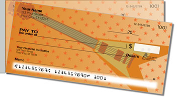 Guitar Side Tear Personalized Checks