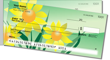 Spring Flower Side Tear Theme Checks