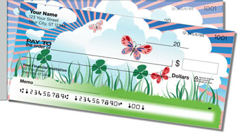 Cute Butterfly Side Tear Theme Checks