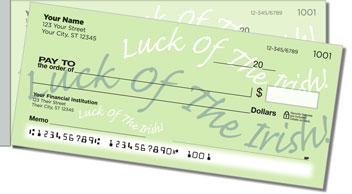 Luck of the Irish Side Tear Design Checks