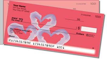Painted Heart Side Tear Design Checks