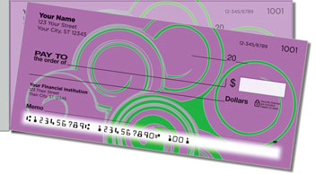 Seashell Swirl Side Tear Design Checks