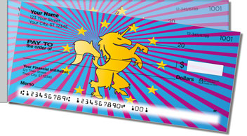 Unicorn Side Tear Design Checks