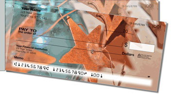 Rustic Star Side Tear Personalized Checks
