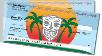 Tribal Mask Side Tear Theme Checks
