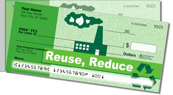 Going Green Side Tear Design Checks