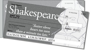 Shakespeare Side Tear Theme Checks