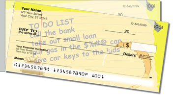 To Do List Side Tear Theme Checks