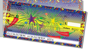 Southwestern Celebration Side Tear Design Checks