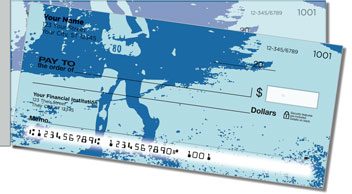 Running the Race Side Tear Personalized Checks